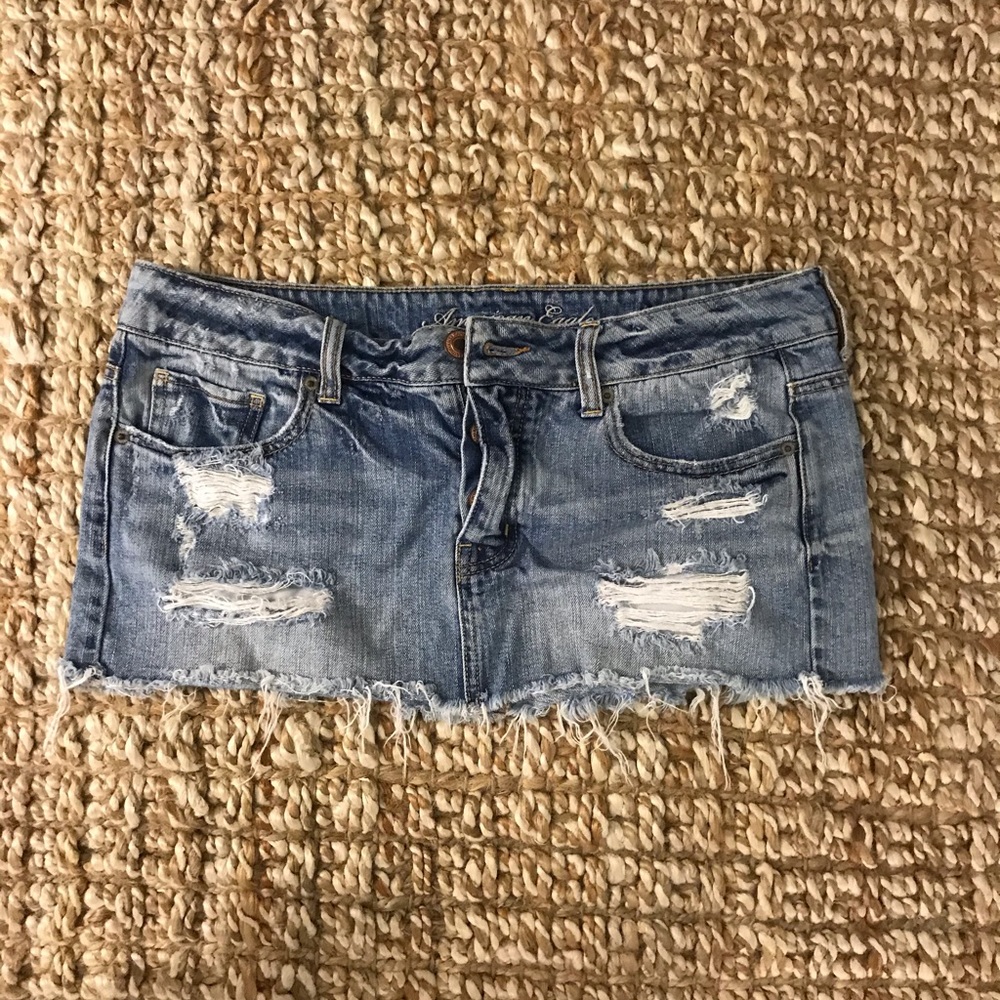 jean skirt!